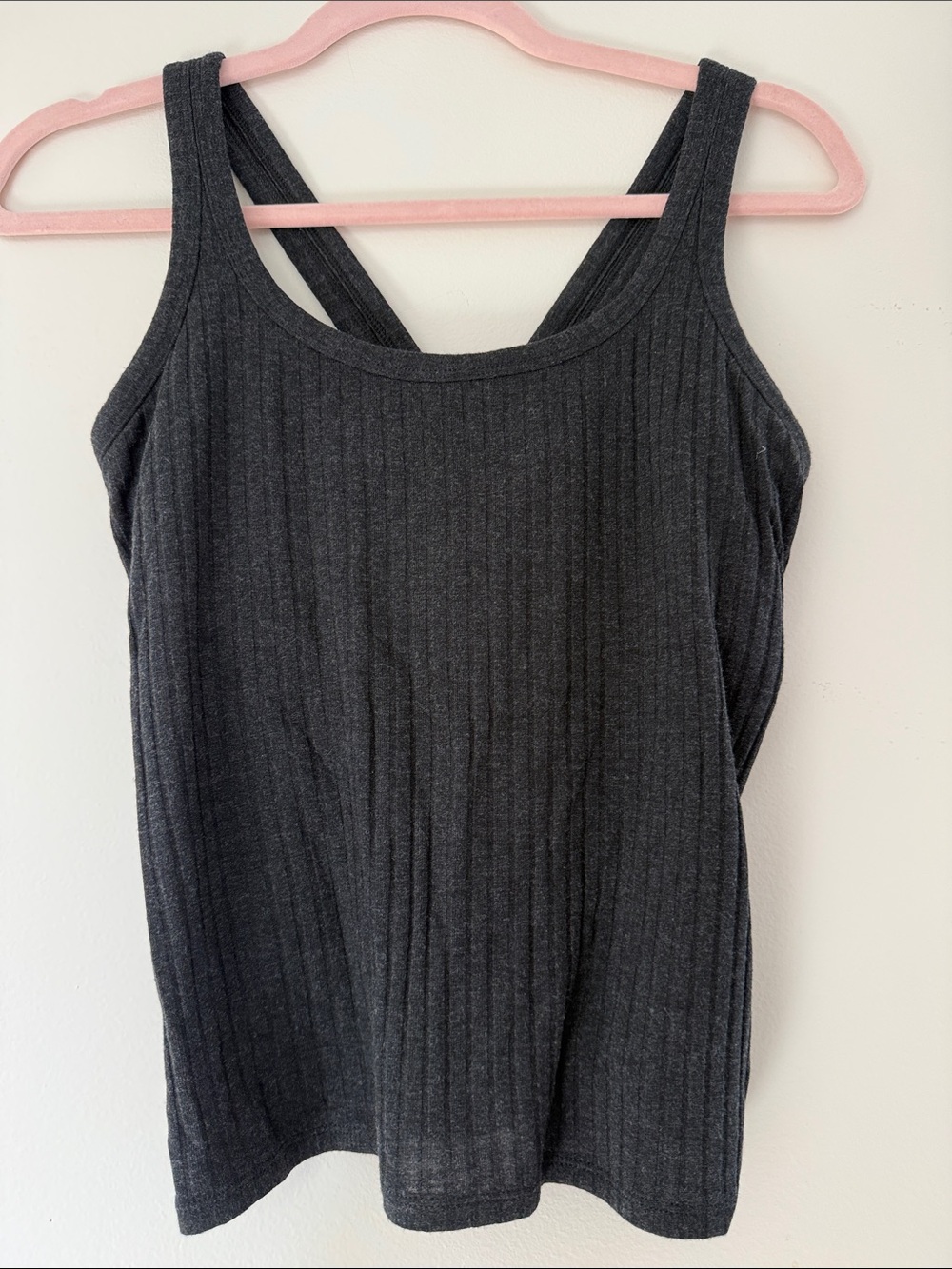 Vuori gray tank top